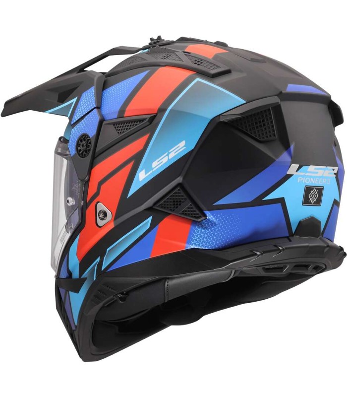 LS2 MX702 Pioneer 2 Block blue helmet