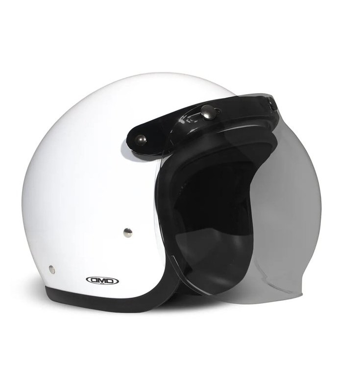 DMD Flip-up bubble visor light smoke
