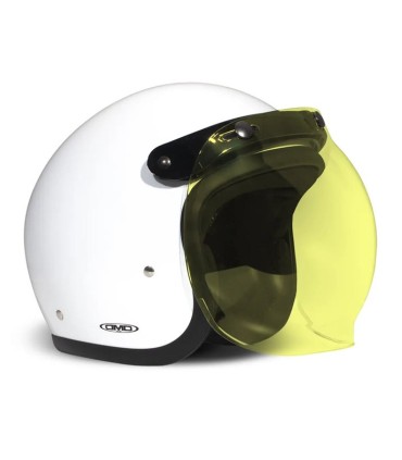 DMD Flip-up bubble visor yellow