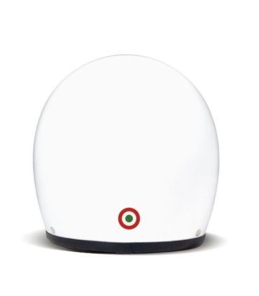 Casco jet DMD Retro Ita bianco