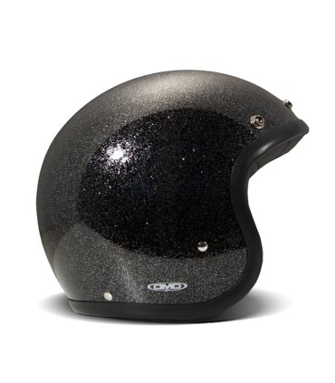 Dmd Retro glitter black helmet