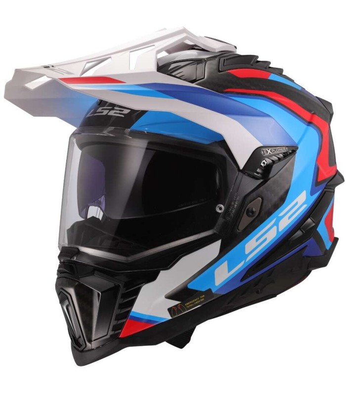 Casco LS2 MX701 Explorer Frontier 2 blu