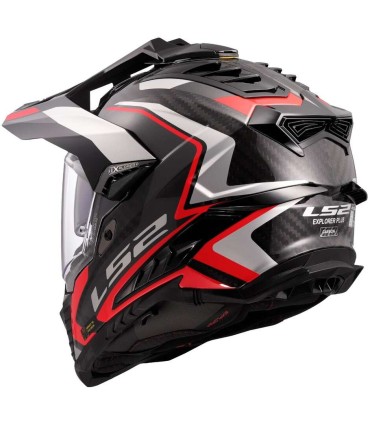 LS2 MX701 Explorer Frontier 2 black red helmet