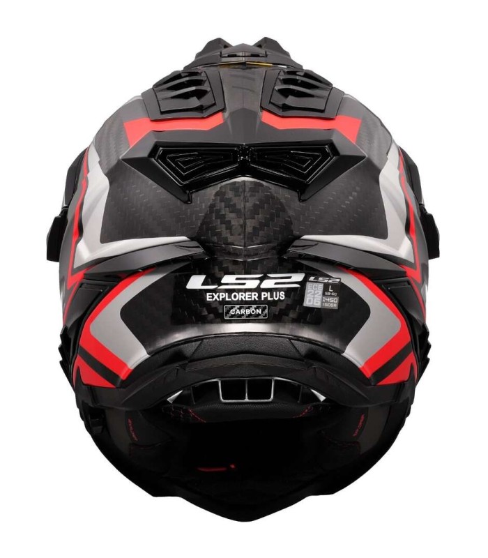 Casque LS2 MX701 Explorer Frontier 2 noir rouge