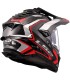 Helm LS2 MX701 Explorer Frontier 2 schwarz rot