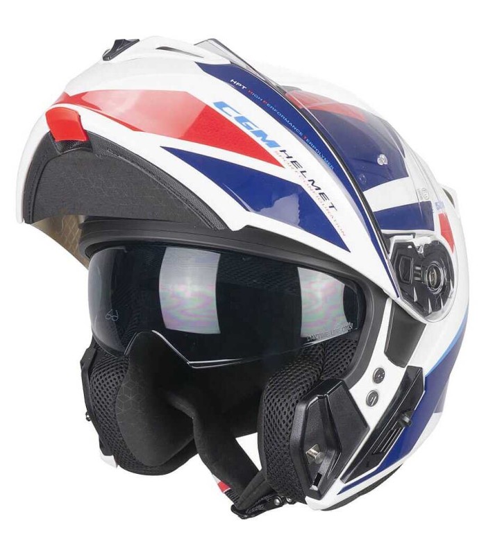 Casque Cgm 568S BER SPORT blanc bleu
