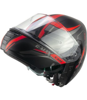 Casco modulare CGM 569A C-Max City rosso opaco