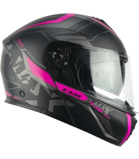CGM 569A C-Max City pink matt modular helmet
