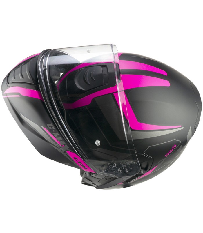Casque modulaire CGM 569A C-Max City pink matt