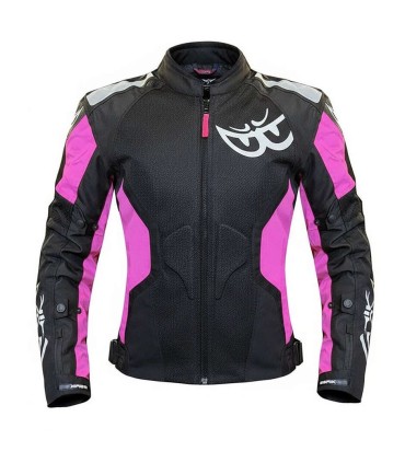 Damen Sommerjacke Berik 2.0 NJ-173315 Mesh Air schwarz pink