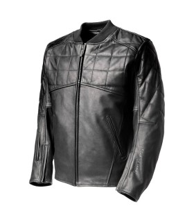 Roland Sands Design Hemlock veste moto en cuir noir