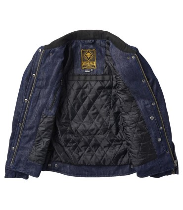 Giacca moto donna RSD Redondo indigo