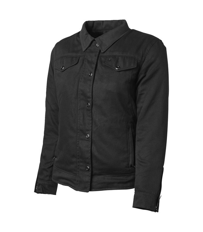 Giacca moto donna RSD Redondo nera