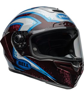 Casque Bell Race Star Flex Dlx Xenon 22.06 rouge