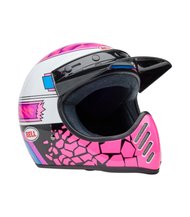 Casco Bell Moto 3 Deathspray Gloss Pink Purple