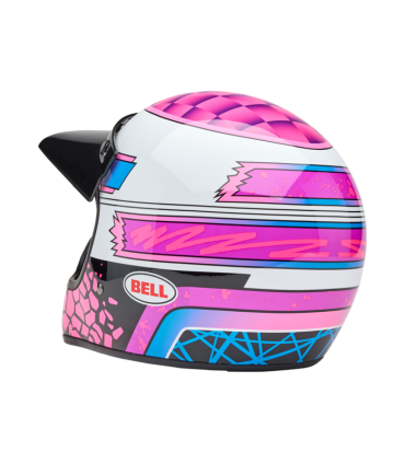 Casque Bell Moto 3 Deathspray Gloss Pink Purple