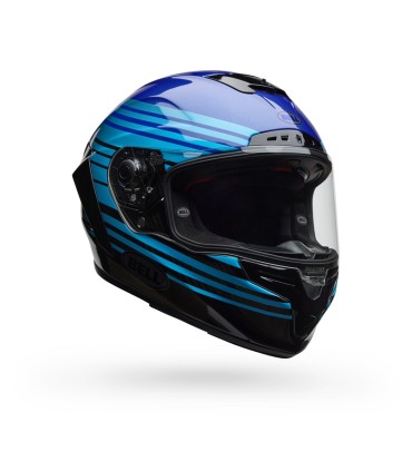 Casco Bell Race Star Flex Dlx Dash blu