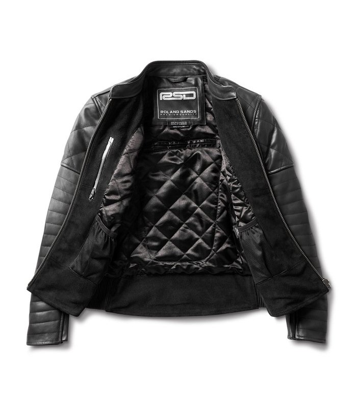 Roland Sands Design Maywood veste en cuir femme noir