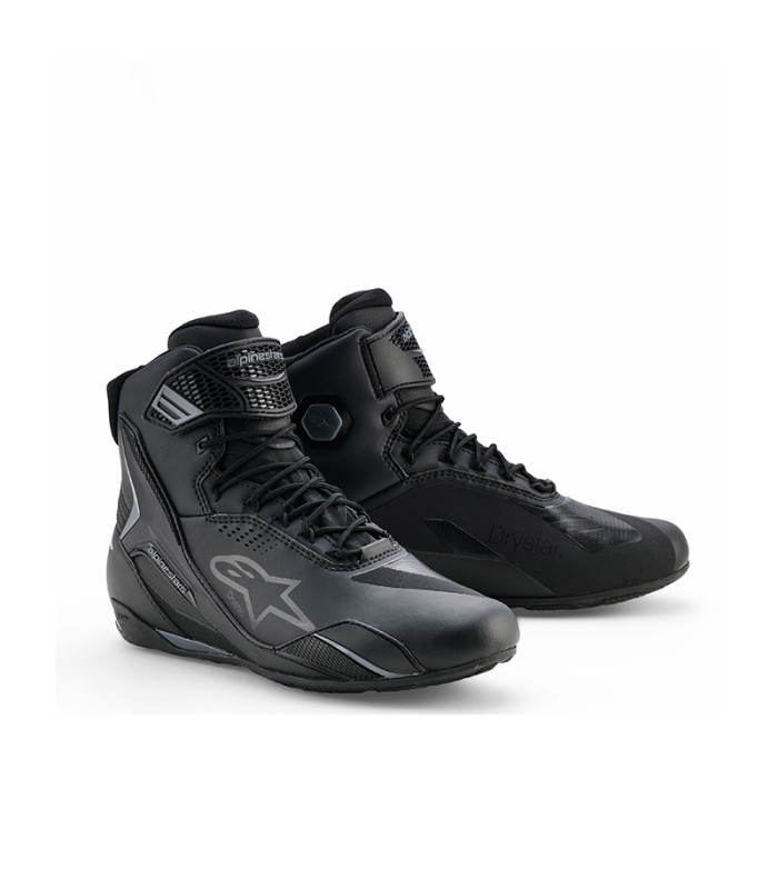 Alpinestars Faster-4 Drystar black gray shoes