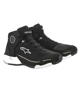 Chaussures moto Alpinestars CR-X Drystar noir blanc