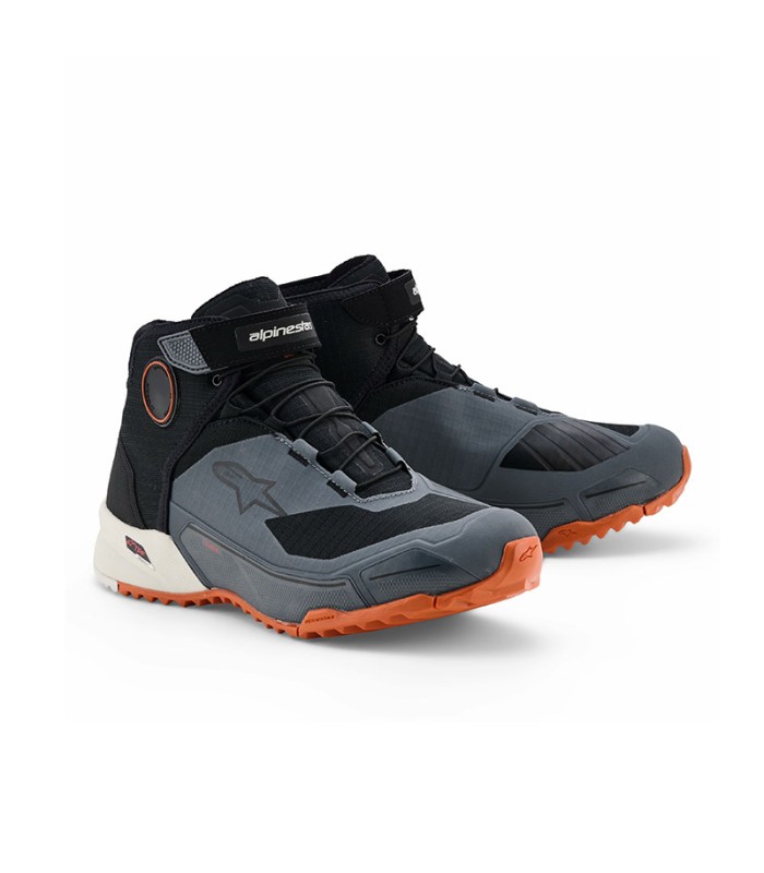 Alpinestars CR-X Motorradschuhe Drystar grau rust