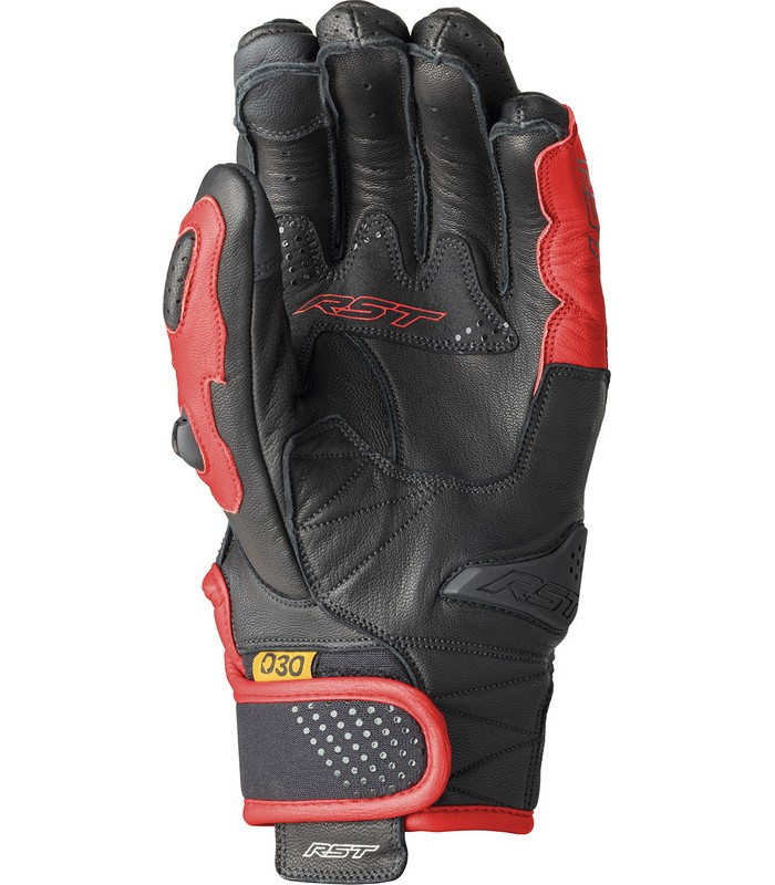 RST Freestyle 3 D3O black red gloves
