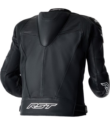 RST Tractech Evo D3O black white leather jacket