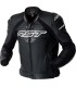 RST Tractech Evo D3O black white leather jacket