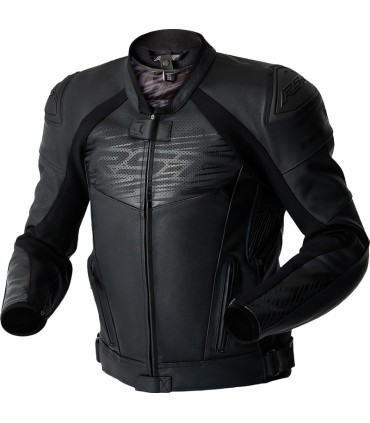 RST Tractech Evo D3O black leather jacket
