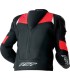 RST Tractech Evo D3O black red leather jacket