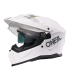 Oneal D-Srs solid white helmet