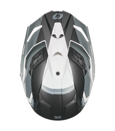 Casco Oneal D-Srs Nomad grigio bianco