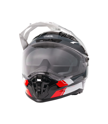 Casco Oneal D-Srs Nomad nero rosso bianco