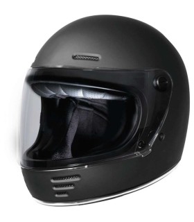 Casco vintage Origine Omega nero opaco