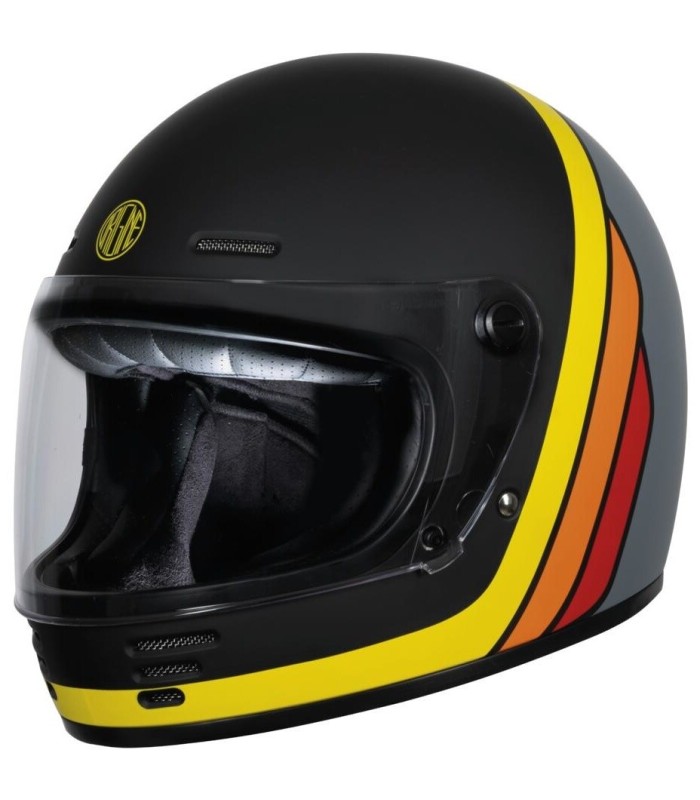 Helm vintage Origine Omega Summit schwarz matt