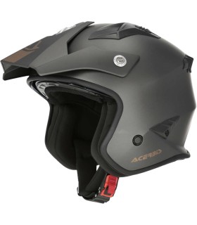 Casco Jet Acerbis Aria 22.06 grigio scuro