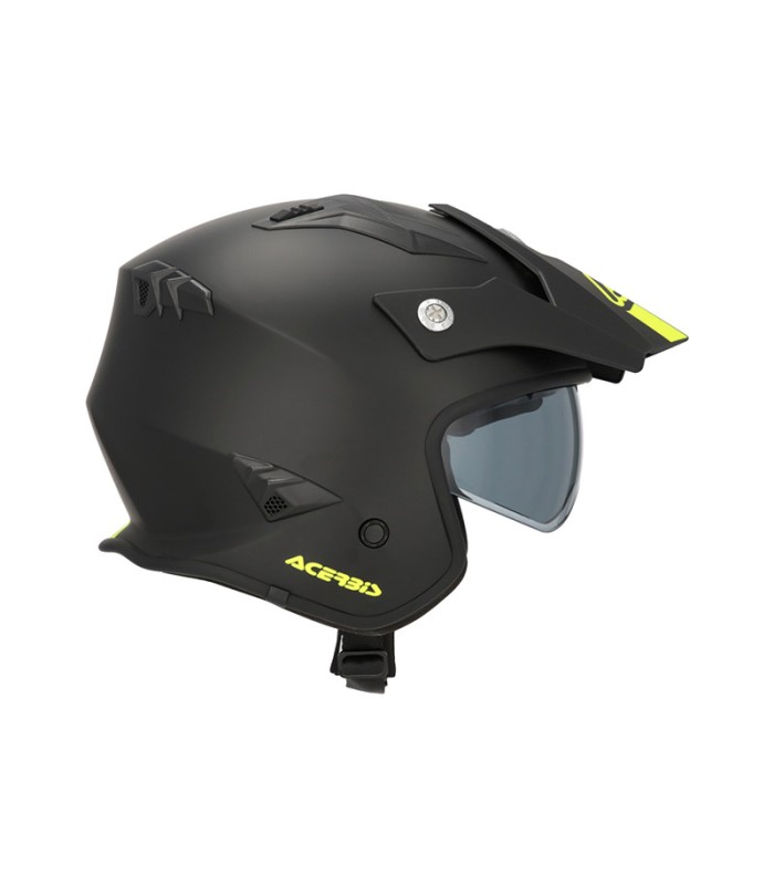 Helm Jet Acerbis Aria 22.06 schwarz gelb matt