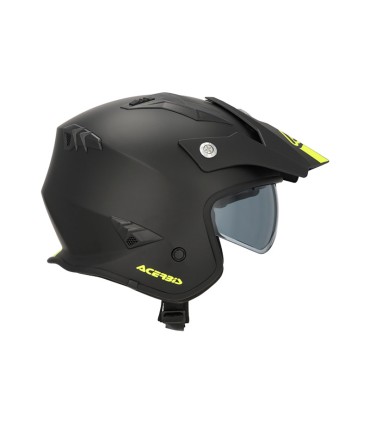 Casque Jet Acerbis Aria 22.06 noir jaune matt
