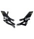 Lightech FTRYA018 adjustable rearsets Fixed Foot Yamaha R7 (2022-25)