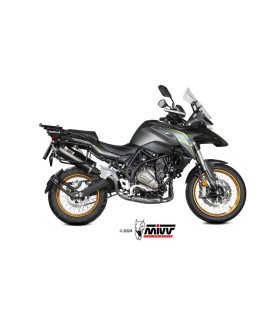 Mivv Oval inox schwarz QJ Motor SRT 700/S (2024)