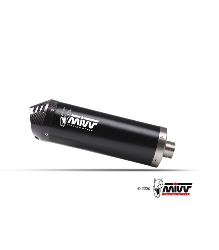 Mivv Oval inox schwarz QJ Motor SRT 700/S (2024)