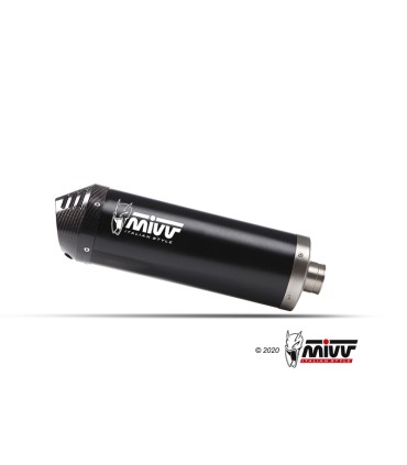 Mivv Oval inox schwarz QJ Motor SRT 700/S (2024)