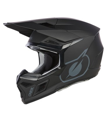 Casque cross Oneal 3 Srs noir matt