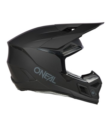 Casque cross Oneal 3 Srs noir matt