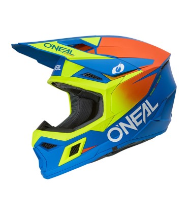 Casco Oneal 3 Srs blu neon