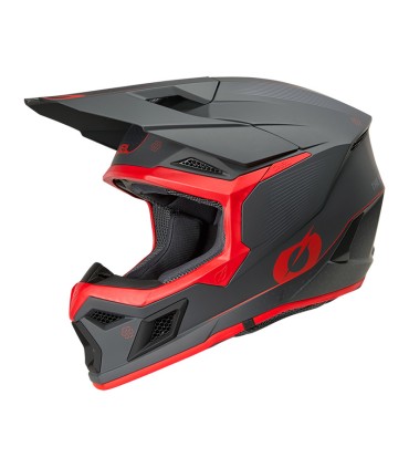 Casque cross Oneal 3 E-Stroke rouge