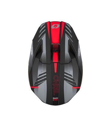 Oneal 3 Srs Haze gray red helmet