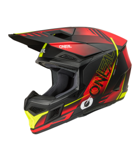 Casco Oneal 3 Srs Haze nero rosso