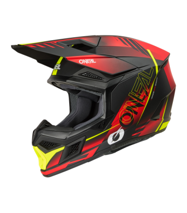 Casco Oneal 3 Srs Haze nero rosso