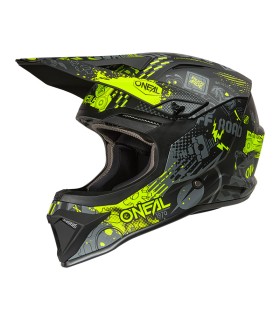 Helm cross Oneal 1 Srs Vibrant V.26 schwarz gelb